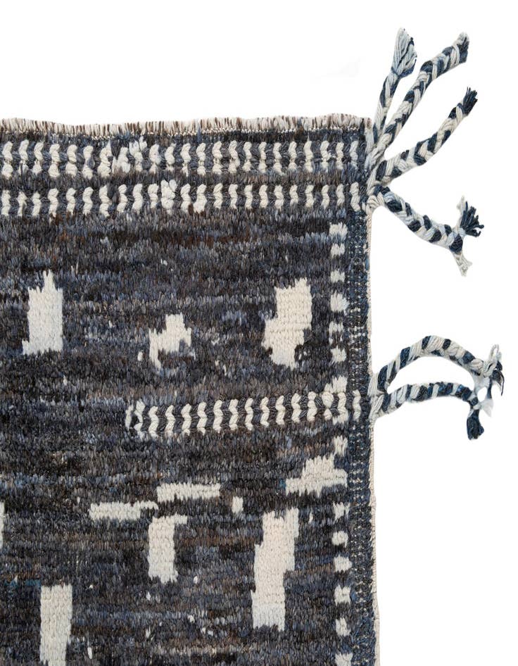 Detail image of  9' 3 x 12' 1  Hand Knotted Moroccan Wool Rug