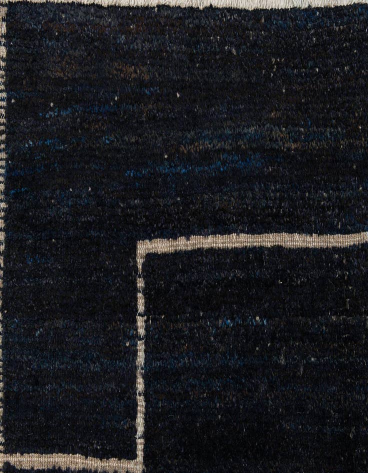 Detail image of  9' 4 x 10'  Hand Knotted Moroccan Wool Rug