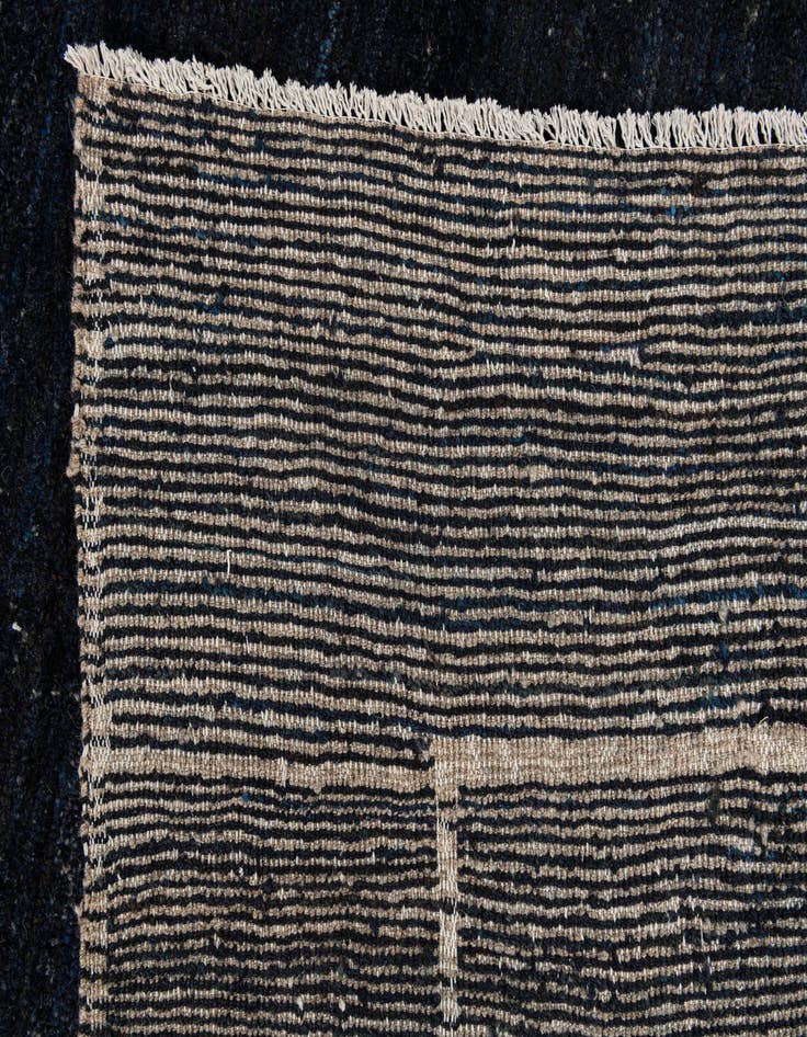 Detail image of  9' 4 x 10'  Hand Knotted Moroccan Wool Rug