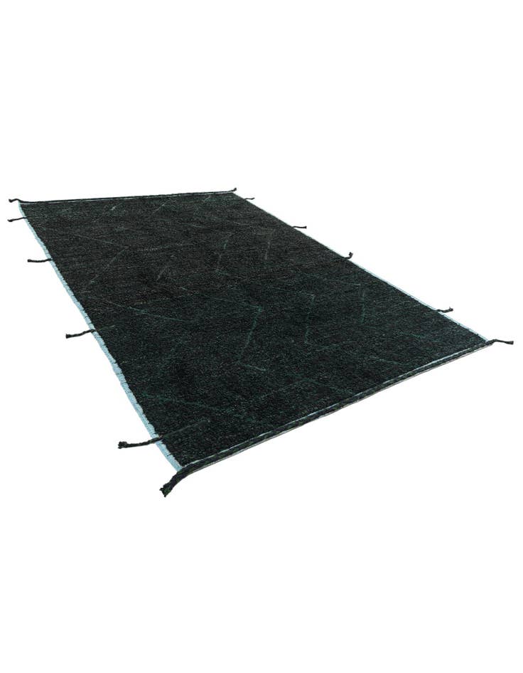 Detail image of  6' 3 x 9' 4  Hand Knotted Moroccan Wool Rug