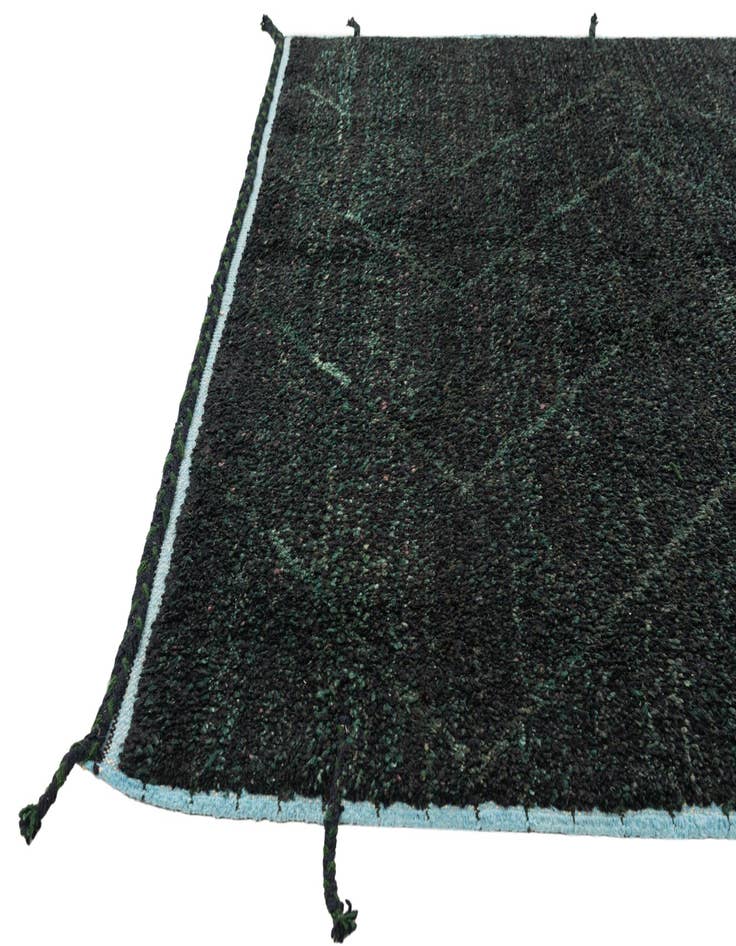 Detail image of  6' 3 x 9' 4  Hand Knotted Moroccan Wool Rug