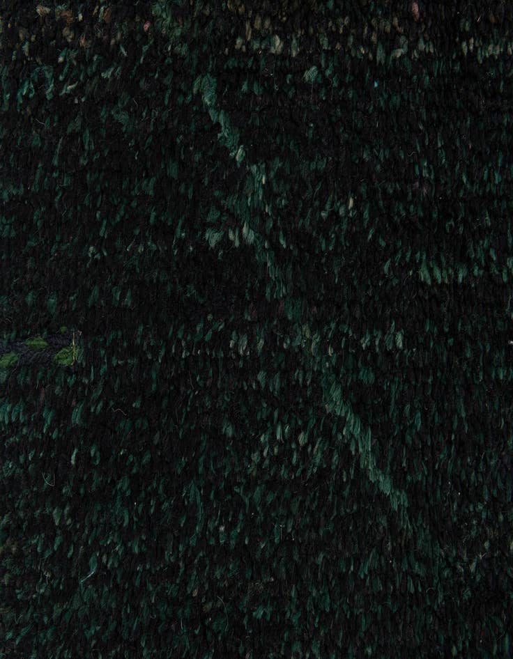 Detail image of  6' 3 x 9' 4  Hand Knotted Moroccan Wool Rug