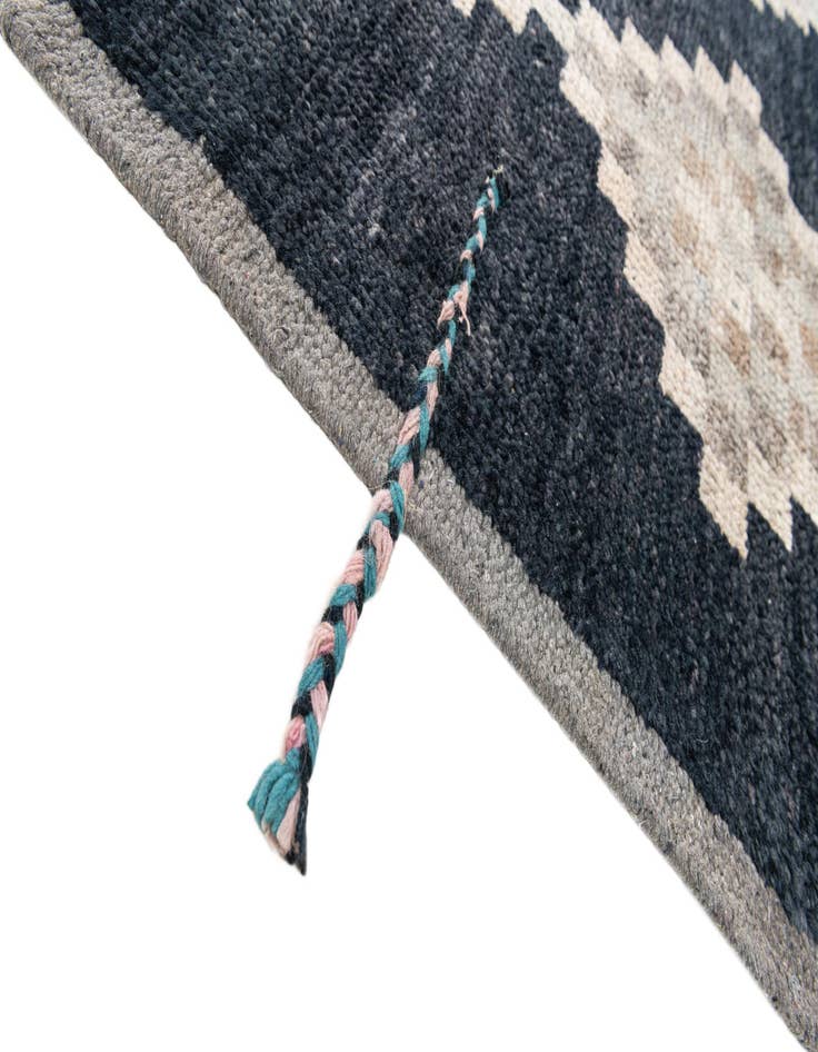 Detail image of  9' 1 x 11' 10  Hand Knotted Moroccan Wool Rug