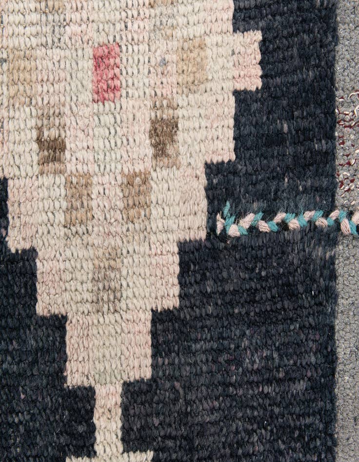 Detail image of  9' 1 x 11' 10  Hand Knotted Moroccan Wool Rug