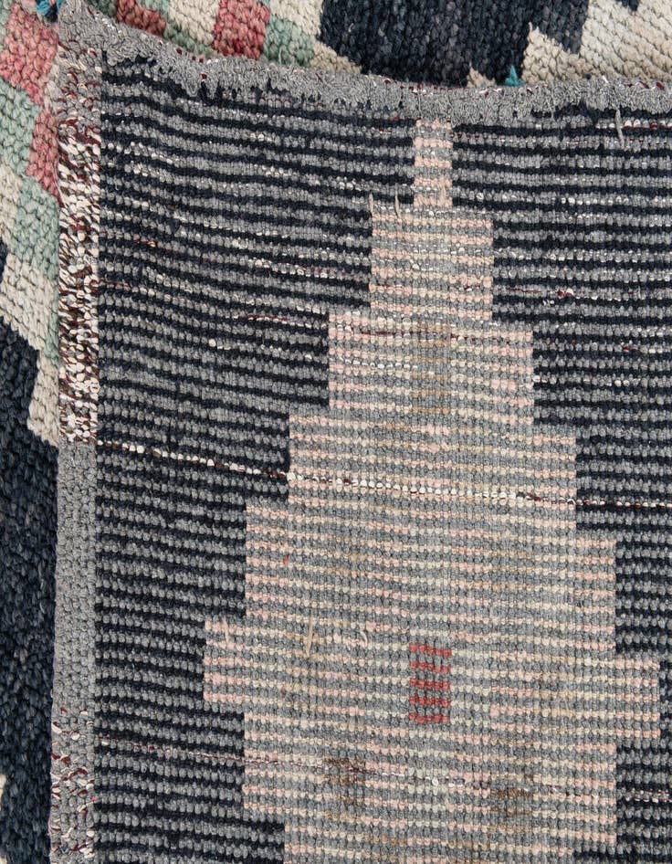 Detail image of  9' 1 x 11' 10  Hand Knotted Moroccan Wool Rug
