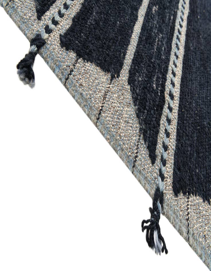 Detail image of  8' 6 x 10'  Hand Knotted Moroccan Wool Rug