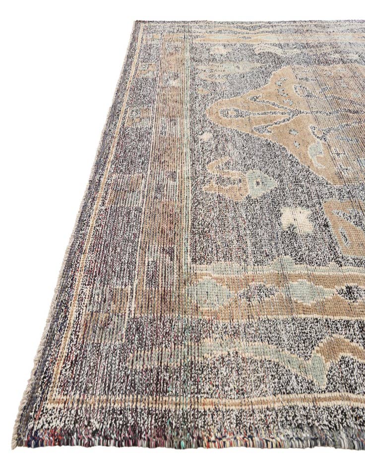Detail image of  8' x 10' 5  Hand Knotted Moroccan Wool Rug