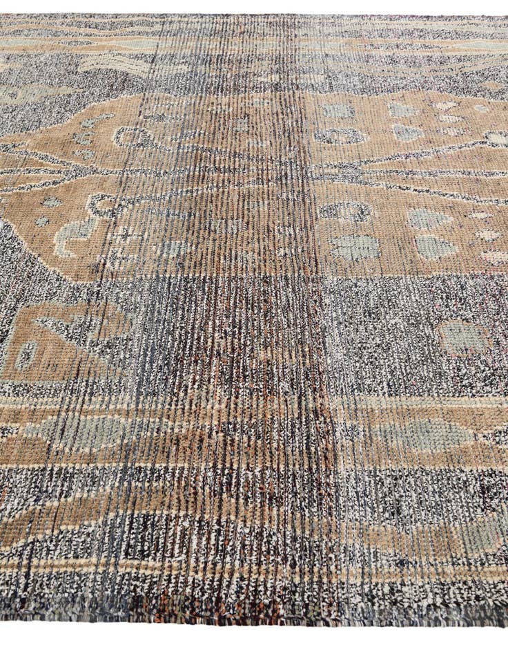 Detail image of  8' x 10' 5  Hand Knotted Moroccan Wool Rug