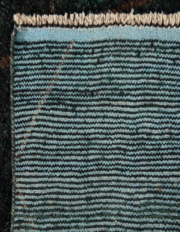 Detail image of  4' 10 x 8' 3  Hand Knotted Moroccan Wool Rug