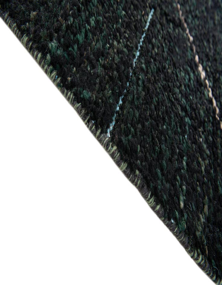 Detail image of  6' x 9' 5  Hand Knotted Moroccan Wool Rug