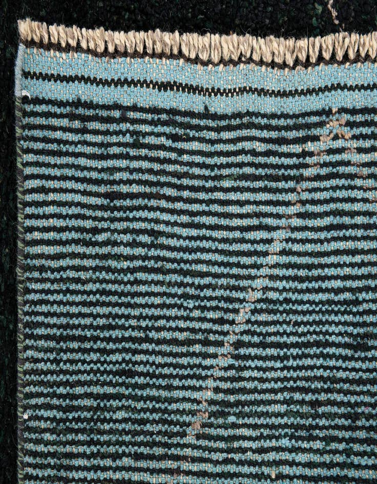 Detail image of  6' x 9' 5  Hand Knotted Moroccan Wool Rug