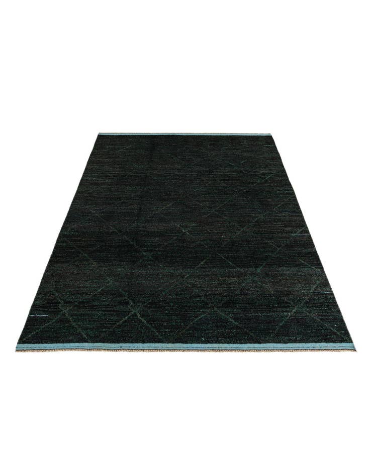 Detail image of  8' x 10' 8  Hand Knotted Moroccan Wool Rug