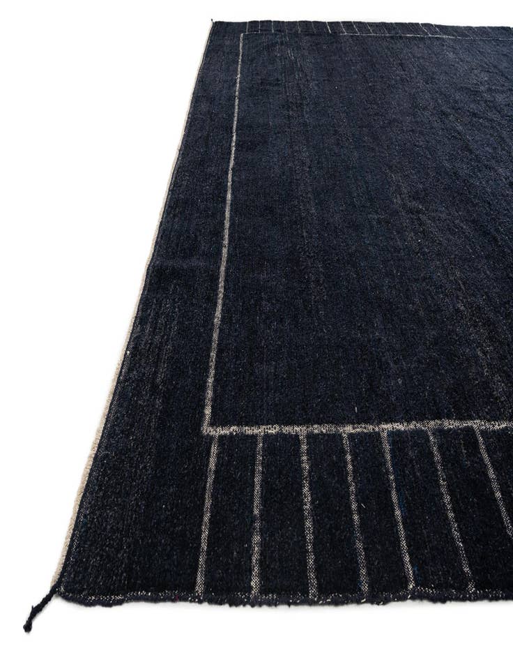 Detail image of  12' 8 x 14' 8  Hand Knotted Moroccan Wool Rug