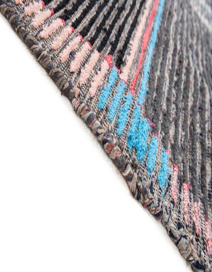 Detail image of  5' 3 x 8' 3  Hand Knotted Moroccan Wool Rug