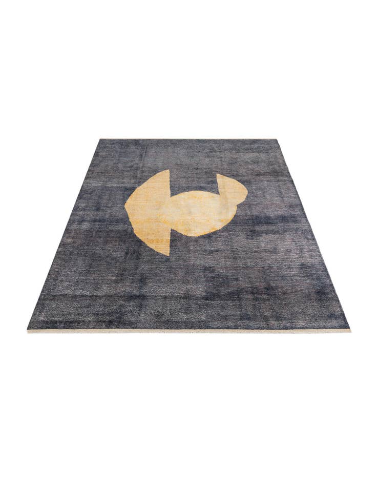 Detail image of  9' 5 x 11' 8  Hand Knotted Moroccan Wool Rug