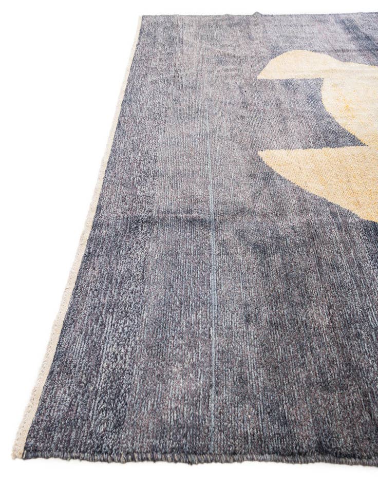 Detail image of  9' 5 x 11' 8  Hand Knotted Moroccan Wool Rug