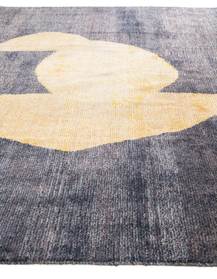 Detail image of  9' 5 x 11' 8  Hand Knotted Moroccan Wool Rug