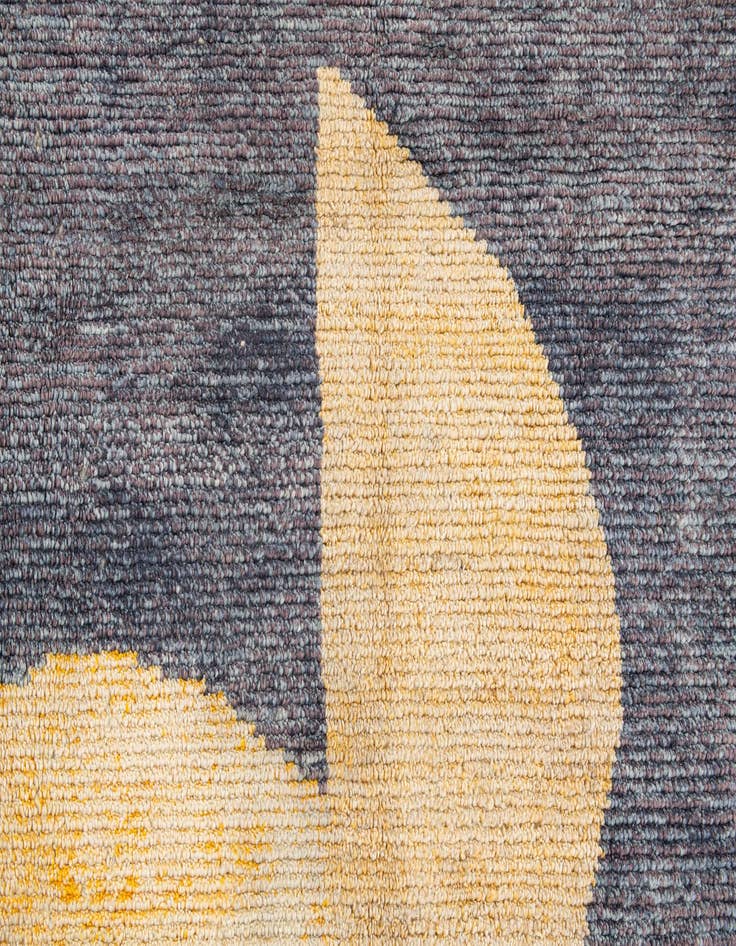 Detail image of  9' 5 x 11' 8  Hand Knotted Moroccan Wool Rug
