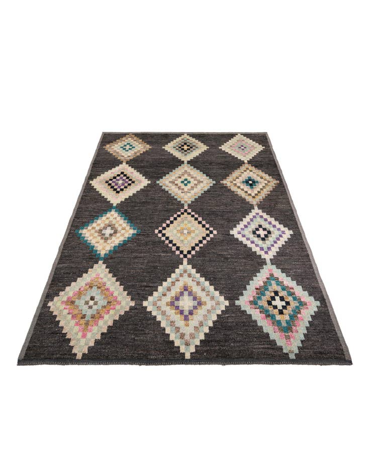 Detail image of  8' 7 x 12' 3  Hand Knotted Moroccan Wool Rug