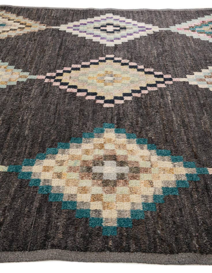 Detail image of  8' 7 x 12' 3  Hand Knotted Moroccan Wool Rug