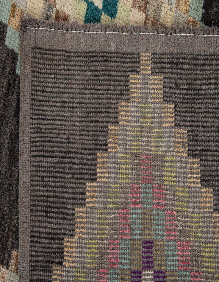 Detail image of  8' 7 x 12' 3  Hand Knotted Moroccan Wool Rug