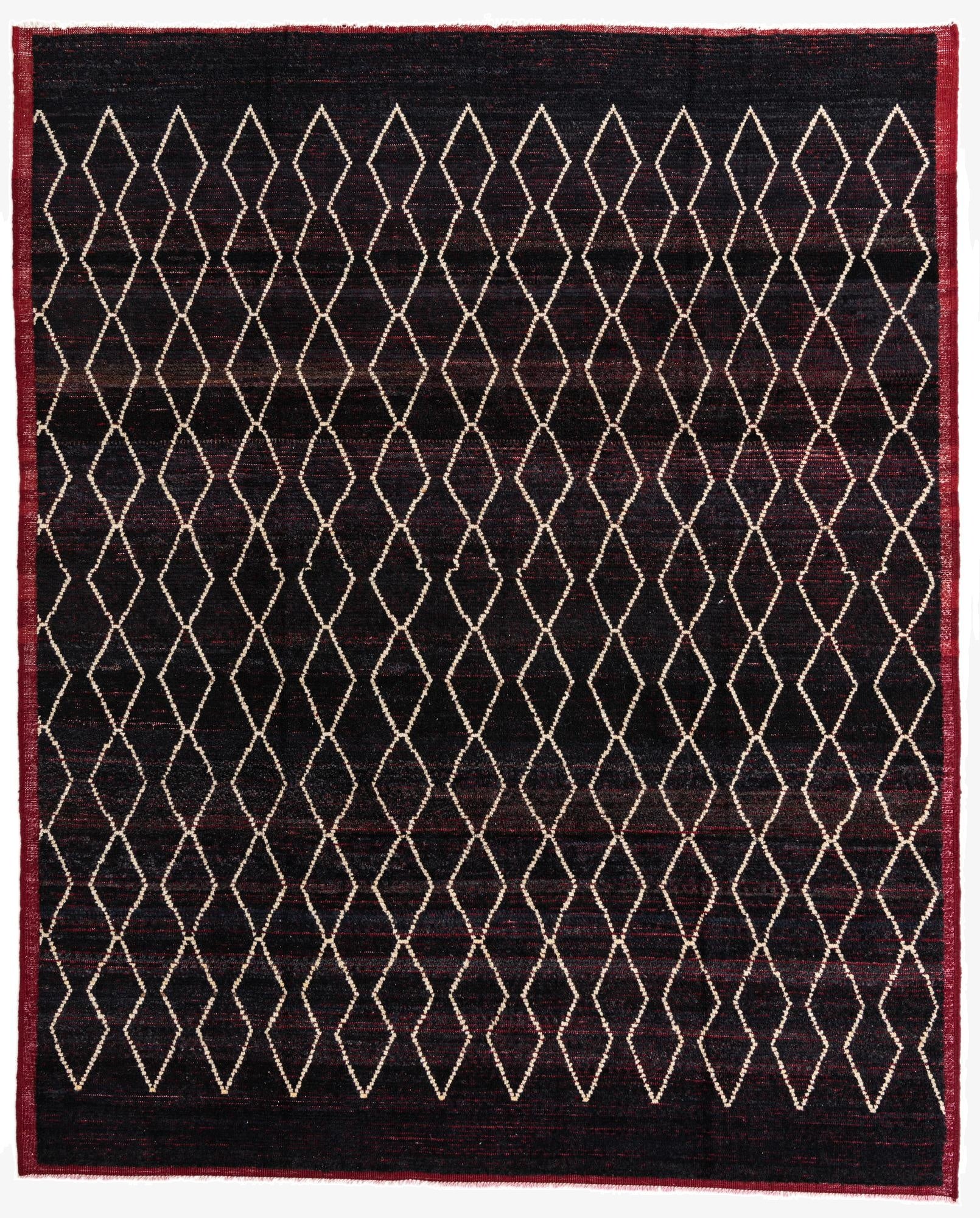  8' 6 x 10' 6  Hand Knotted Moroccan Wool Rug