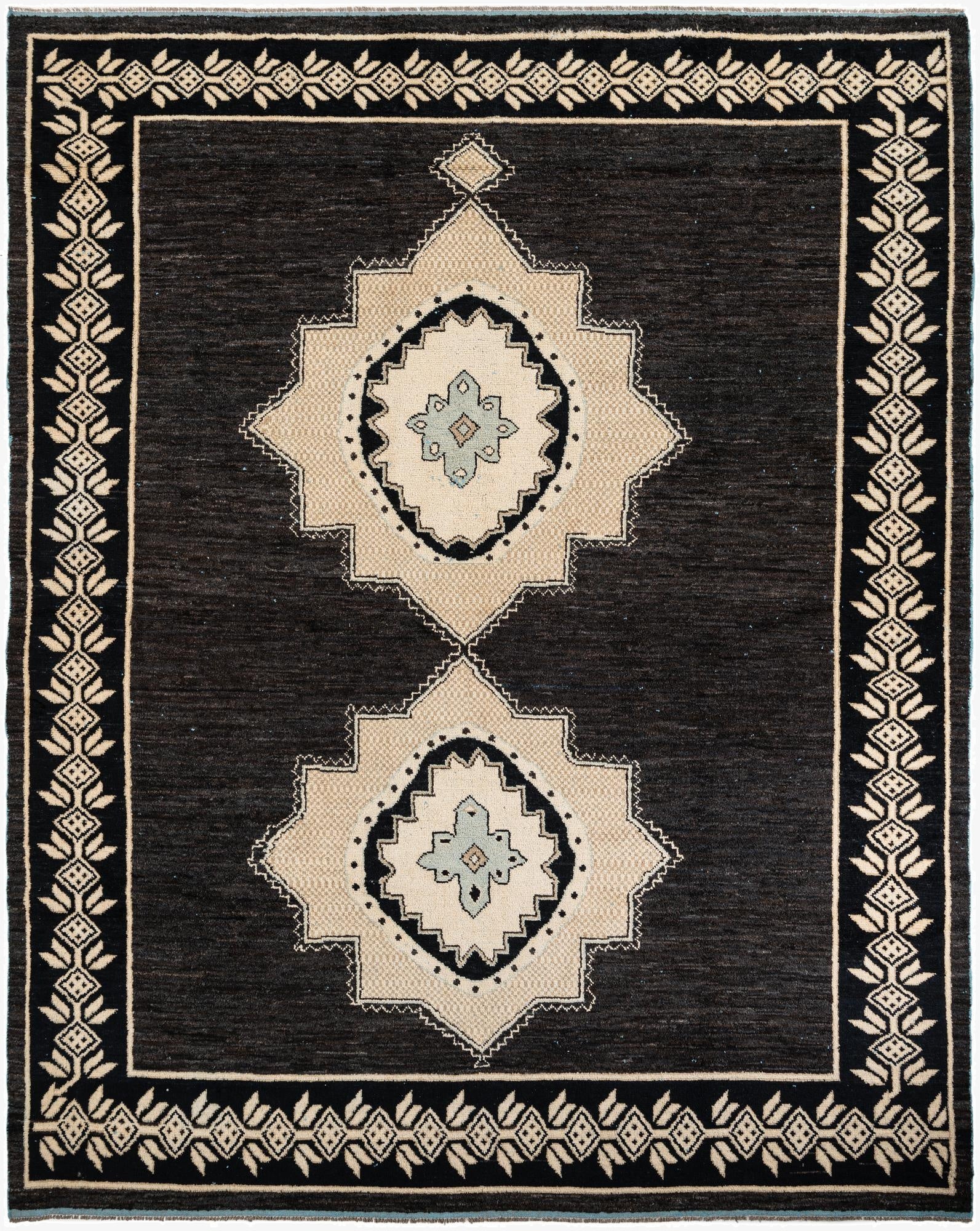  11' 10 x 15'  Hand Knotted Moroccan Wool Rug