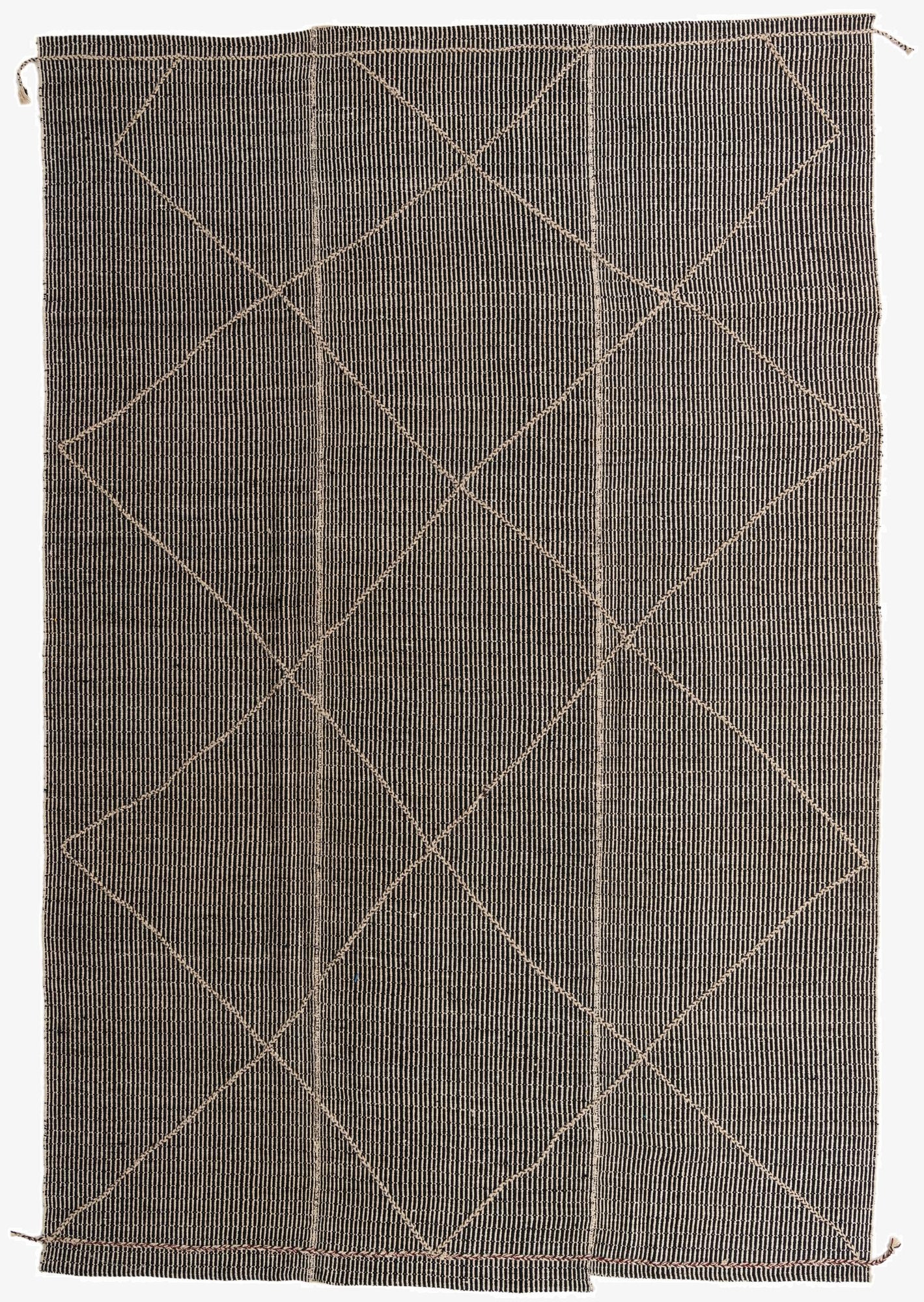  9' 8 x 14' 5  Hand Knotted Moroccan Wool Rug