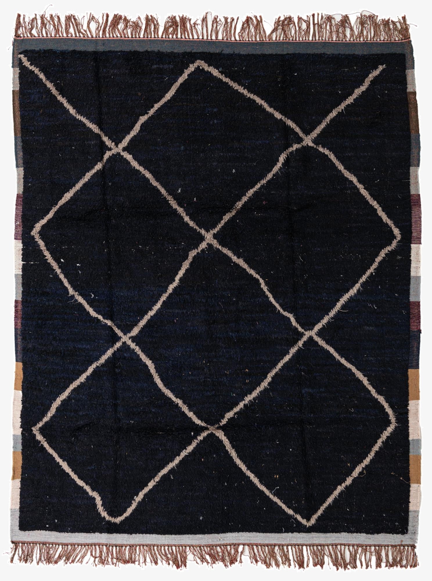  8' x 10'  Hand Knotted Moroccan Wool Rug