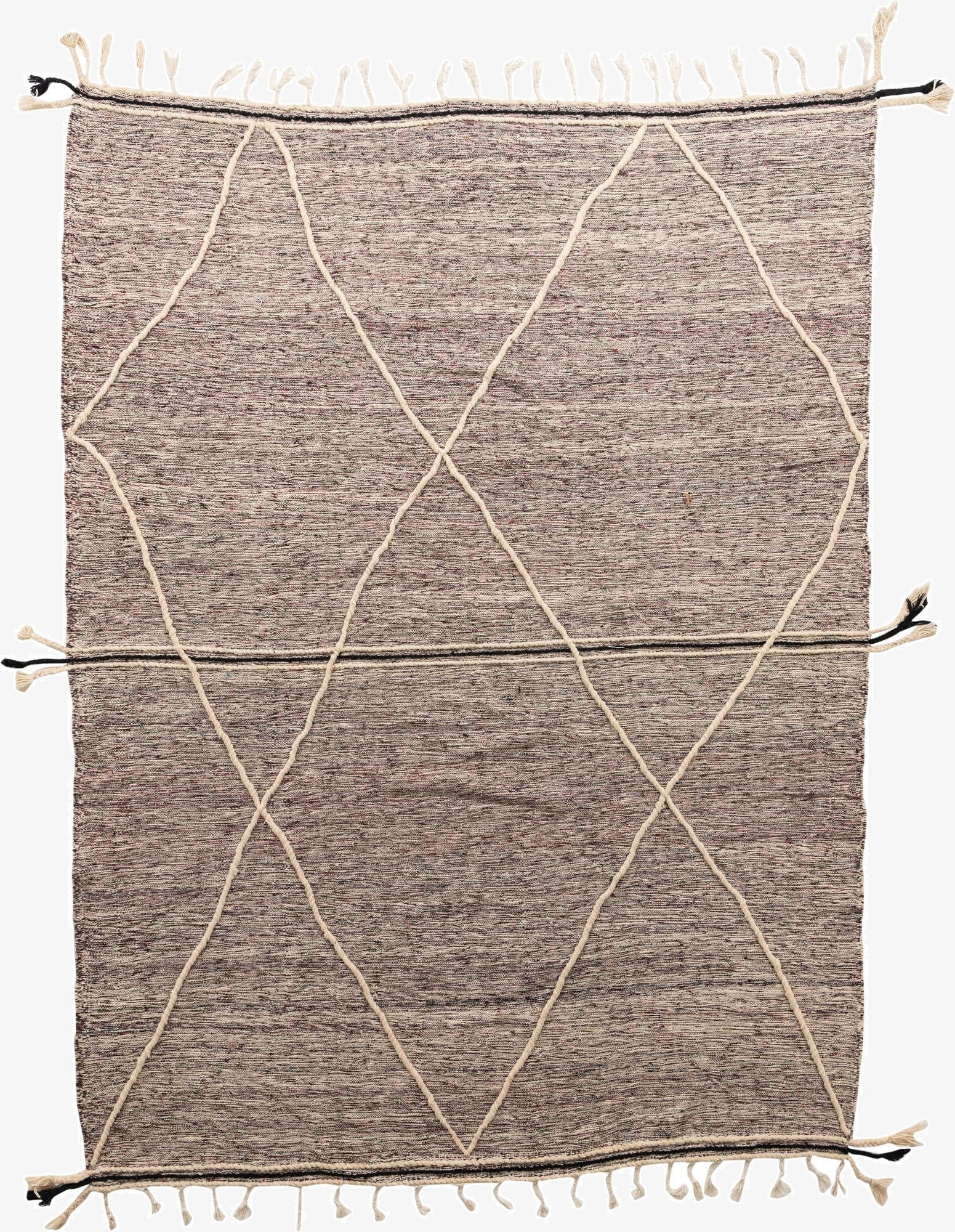  10' x 13' 3  Hand Knotted Moroccan Wool Rug