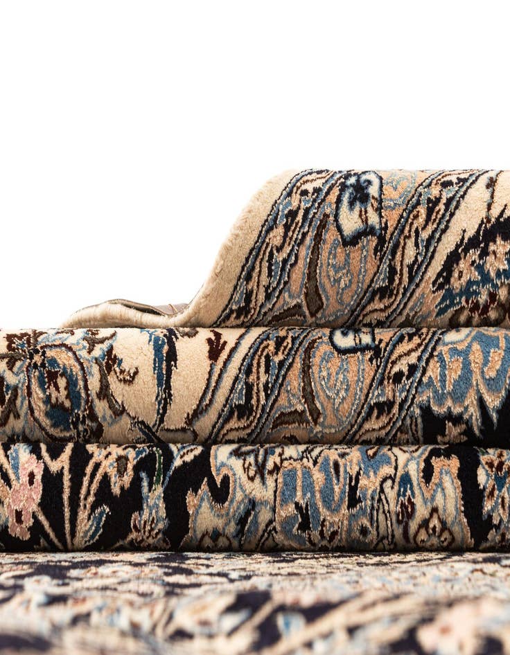 Detail image of  7' x 10' 3  Hand Knotted Nain Rug