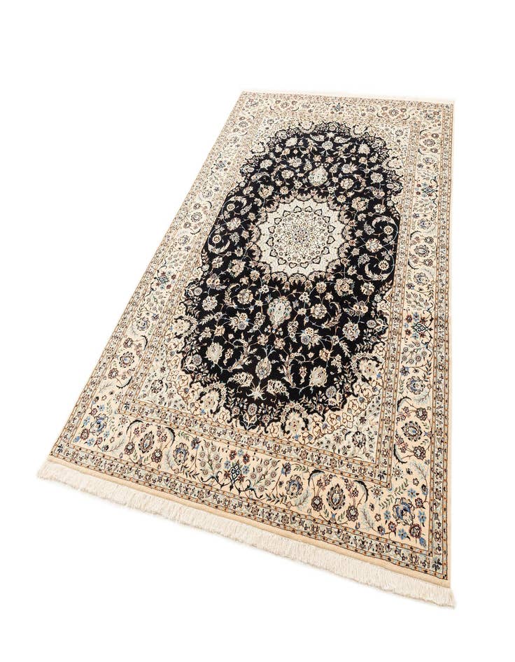 Detail image of  6' 9 x 9' 10  Hand Knotted Nain Rug