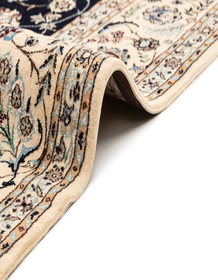 Detail image of  6' 9 x 9' 10  Hand Knotted Nain Rug