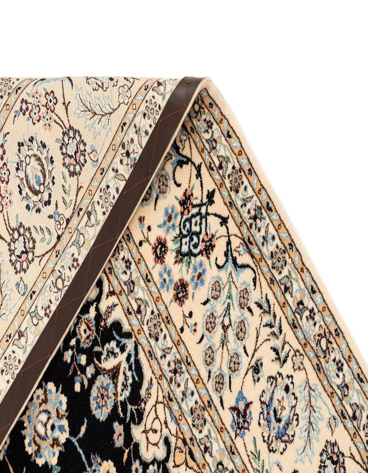 Detail image of  6' 9 x 9' 10  Hand Knotted Nain Rug