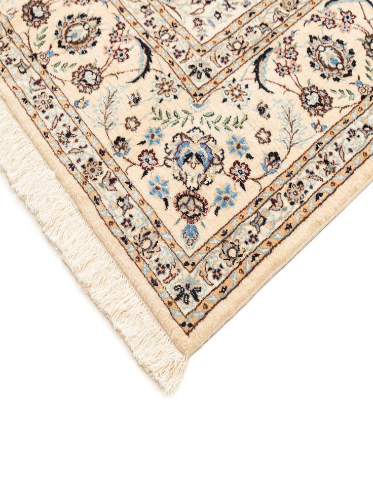 Detail image of  6' 9 x 9' 10  Hand Knotted Nain Rug