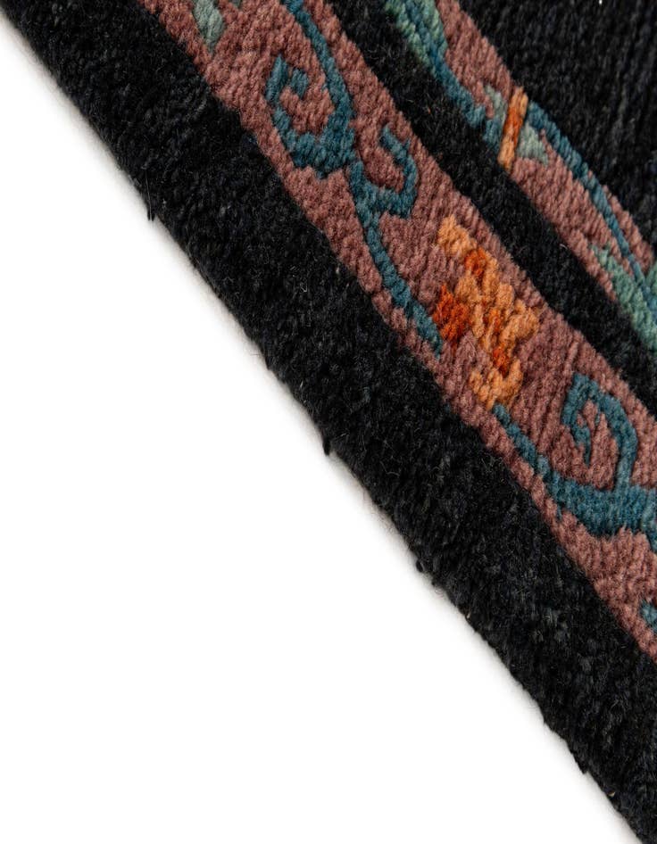 Detail image of  2' 7 x 4' 8  Hand Knotted Nepal Wool Rug