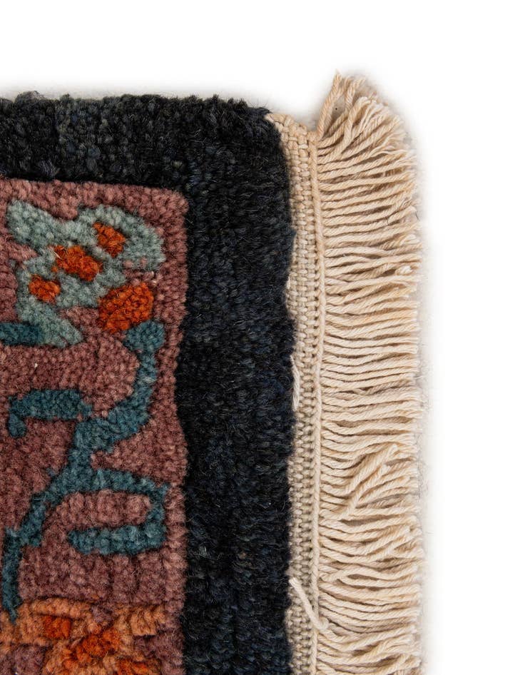 Detail image of  2' 7 x 4' 8  Hand Knotted Nepal Wool Rug