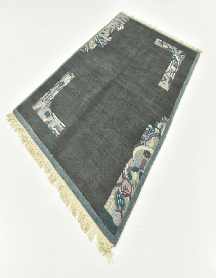 Detail image of  5' 7 x 8' 1  Hand Knotted Nepal Wool Rug