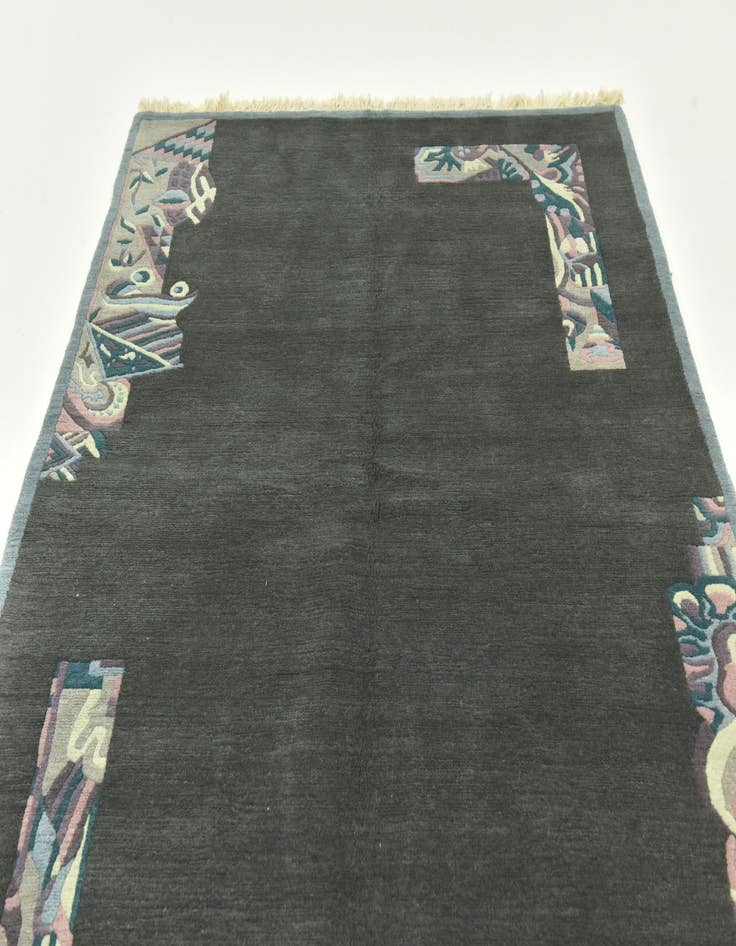 Detail image of  5' 7 x 8' 1  Hand Knotted Nepal Wool Rug