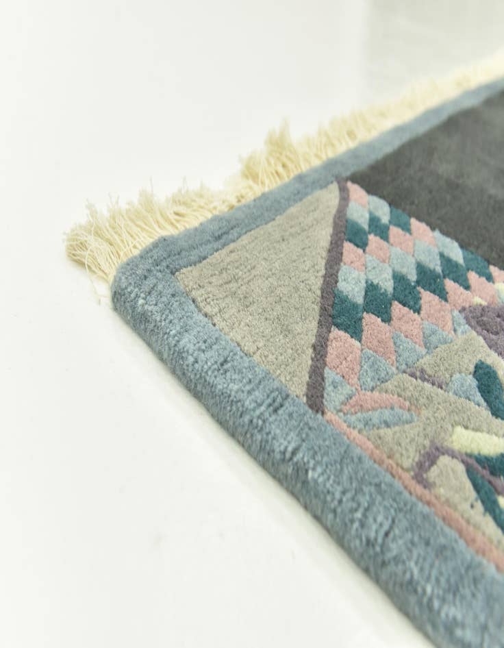 Detail image of  5' 7 x 8' 1  Hand Knotted Nepal Wool Rug