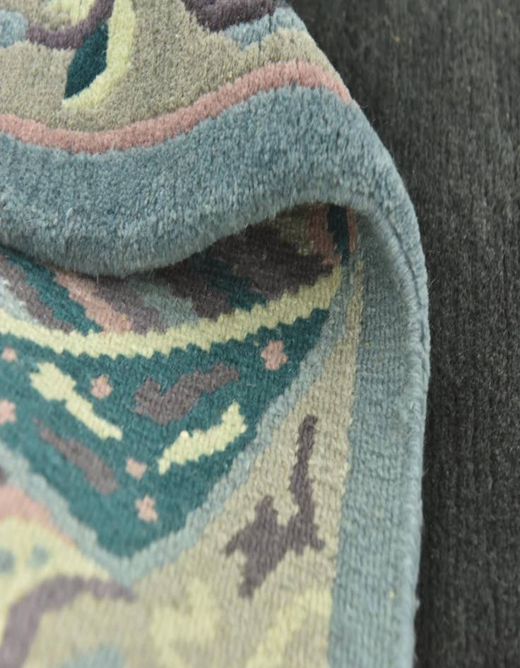 Detail image of  5' 7 x 8' 1  Hand Knotted Nepal Wool Rug