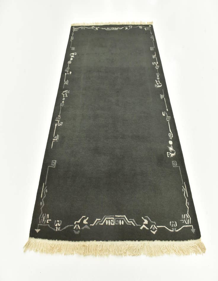 Detail image of  4' 8 x 6' 6  Hand Knotted Nepal Wool Rug