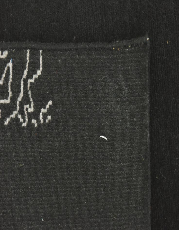 Detail image of  4' 7 x 6' 6  Hand Knotted Nepal Wool Rug