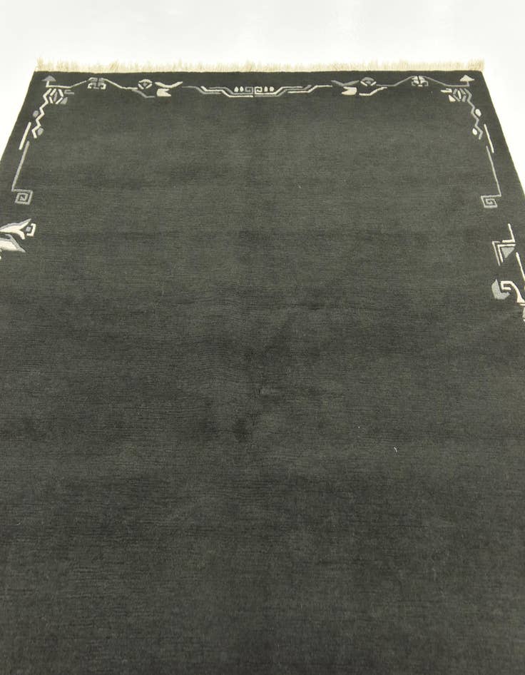 Detail image of 5' 7 x 7' 6 Hand Knotted Nepal Wool Rug