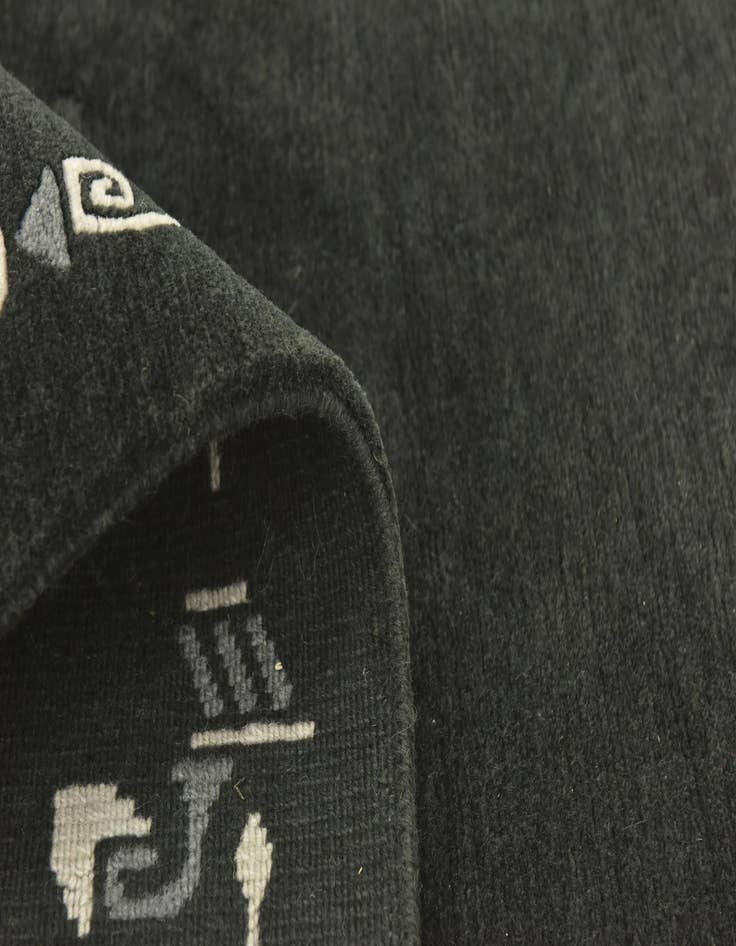 Detail image of 5' 7 x 7' 6 Hand Knotted Nepal Wool Rug