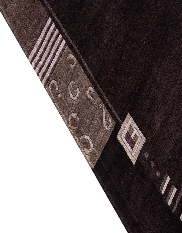 Detail image of  4' 8 x 6' 4  Hand Knotted Nepal Wool Rug