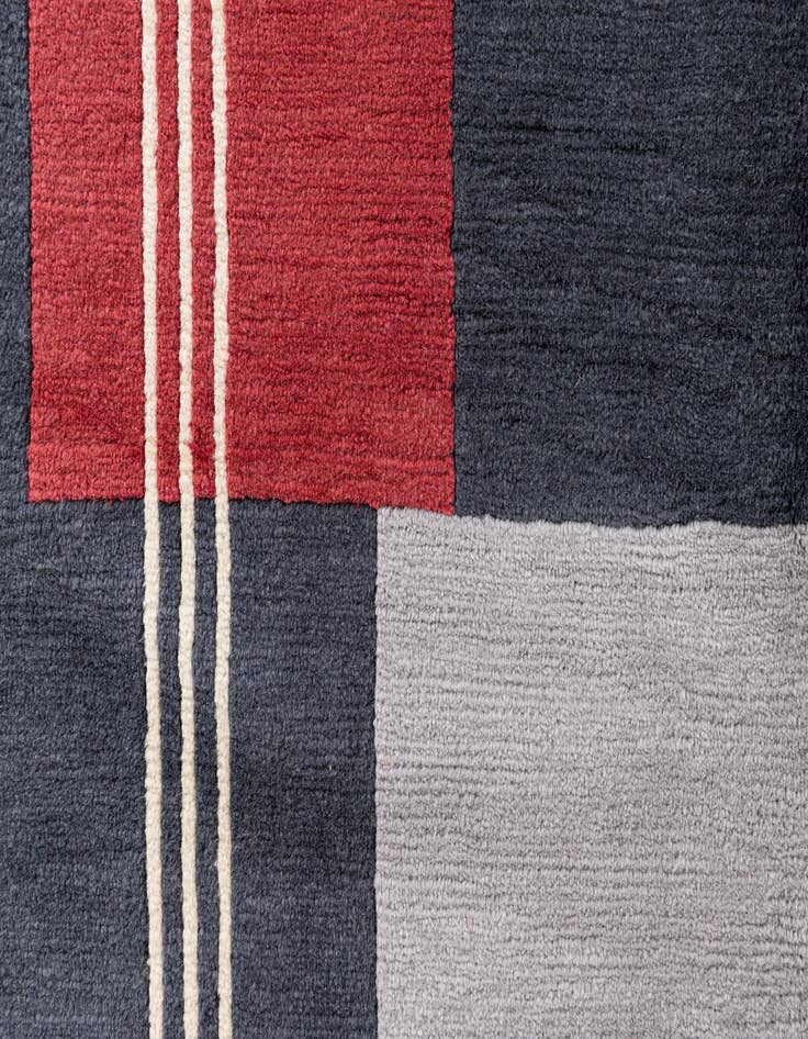 Detail image of  8' 2 x 11' 6  Hand Knotted Nepal Wool Rug