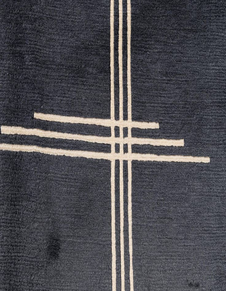 Detail image of  8' 2 x 11' 6  Hand Knotted Nepal Wool Rug