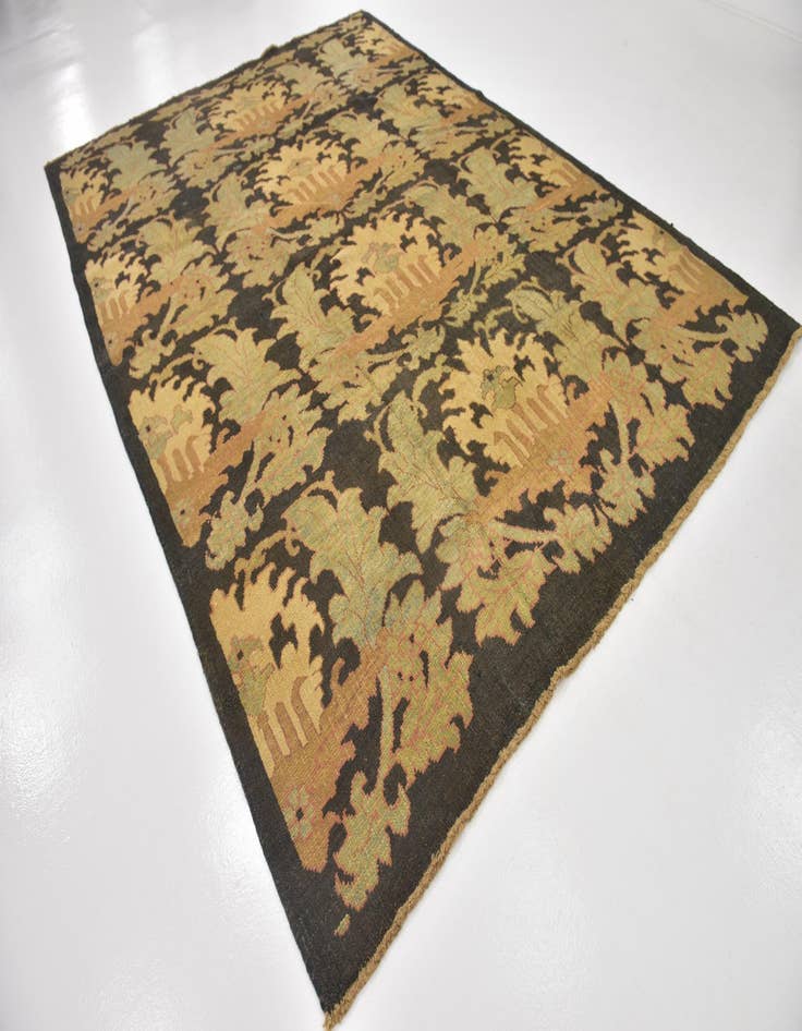 Detail image of 8' 5 x 11' 8 Hand Knotted Oushak Wool Rug