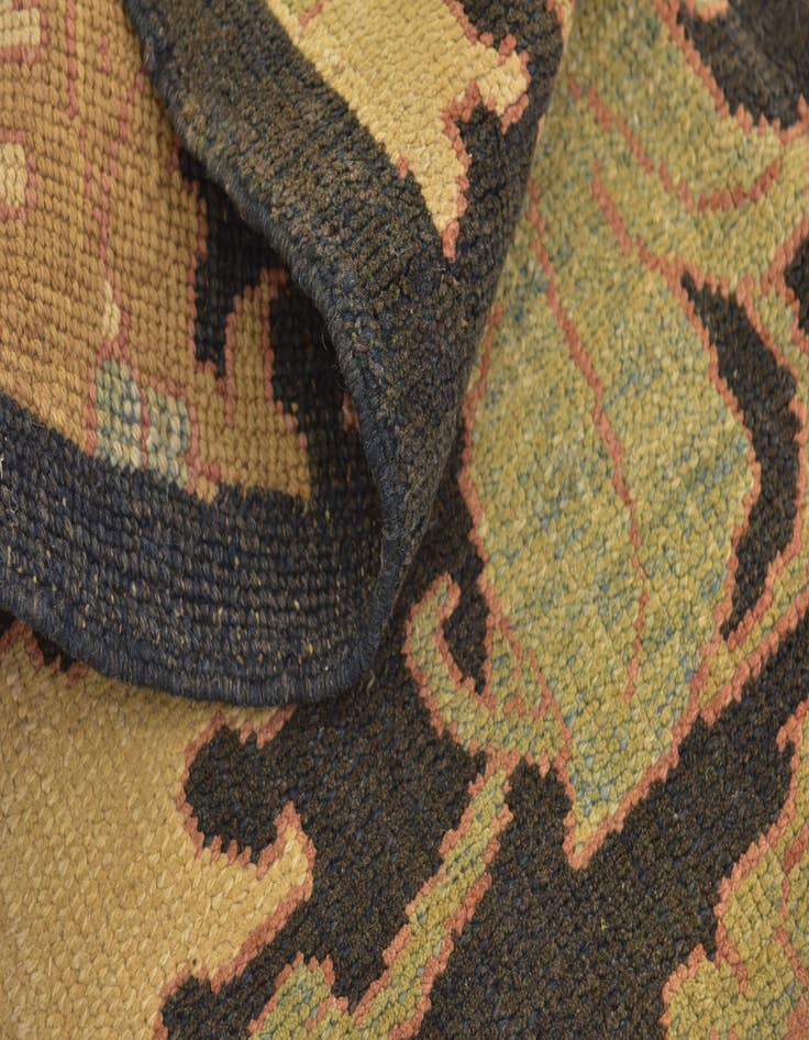 Detail image of 8' 5 x 11' 8 Hand Knotted Oushak Wool Rug